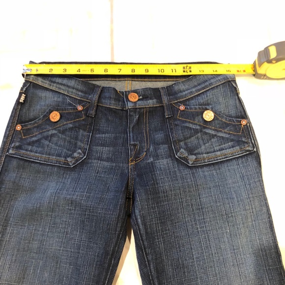 Rock & Republic Flare Leg Jeans 27 flap pockets - Picture 2 of 8